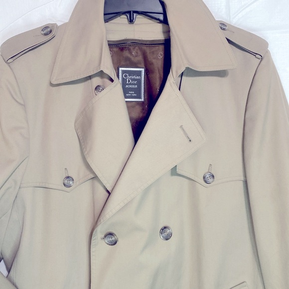 Dior Other - DIOR Christian Dior Monsieur Trench Coat Beige Cotton Gabardine 💃🏻❤️🔥